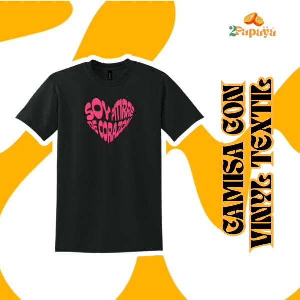 Camisa con Vinyl Textil