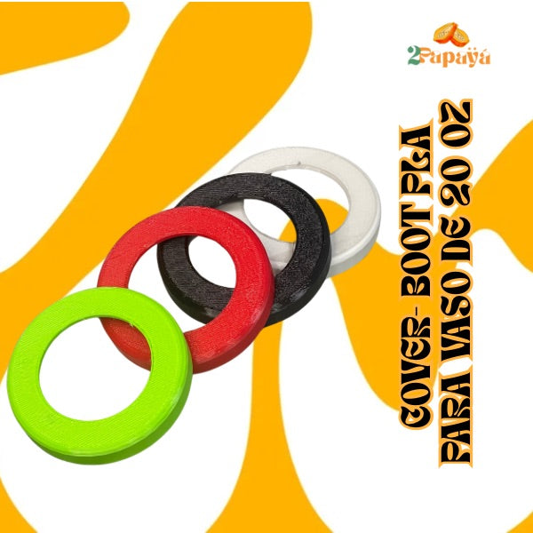 Cover Boot PLA para vaso sublimado de 20oz